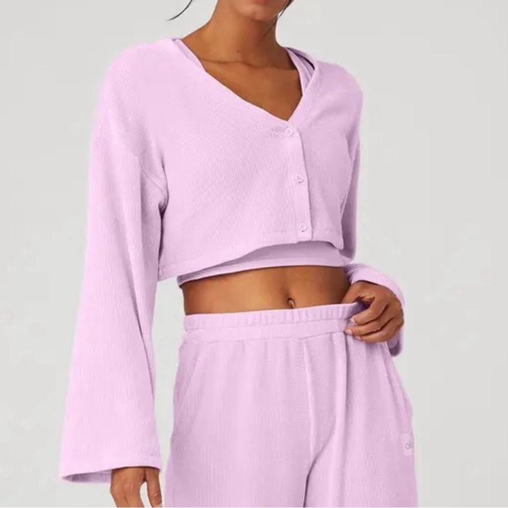 Alo Yoga Chenille Chalet Cardigan